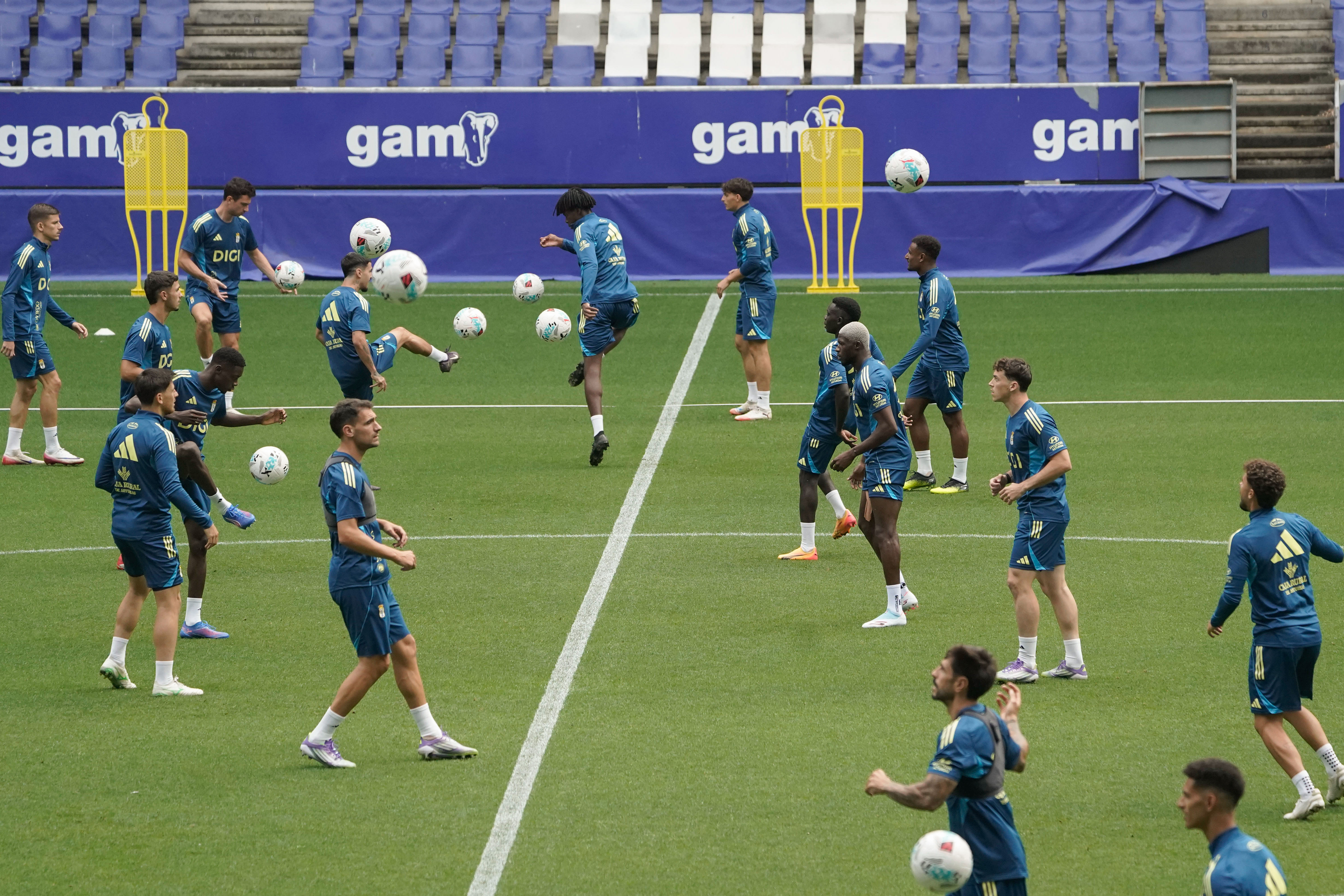 Entrenamiento del Oviedo