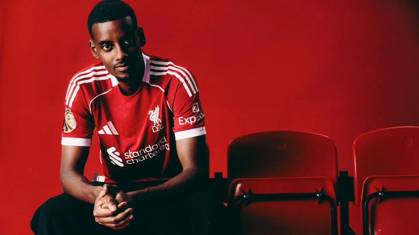 Alexander Isak, nuevo jugador del Liverpool.