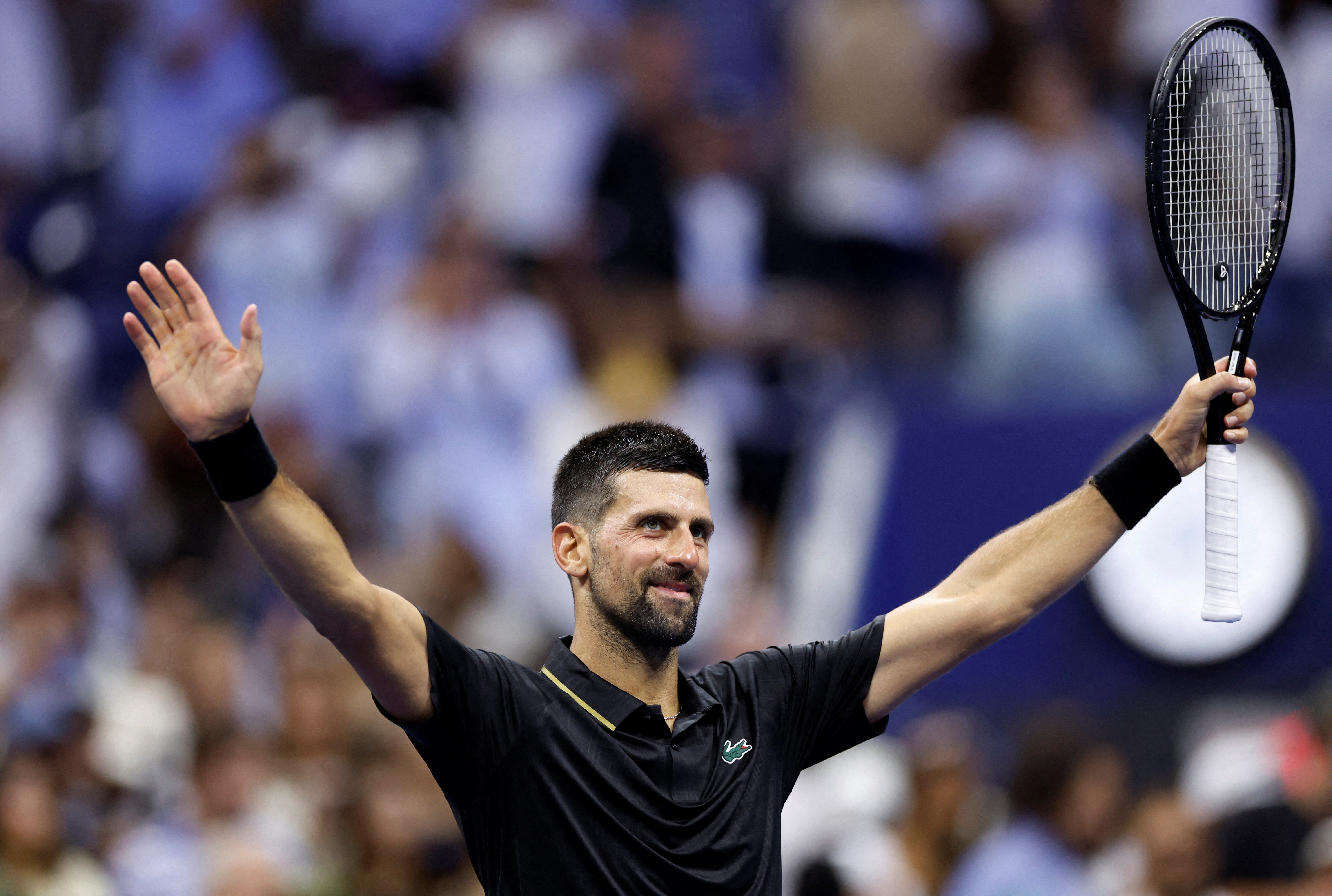 Novak Djokovic, en el US Open