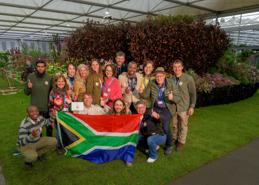 After Chelsea gold, SA's award-winning flower display heads home