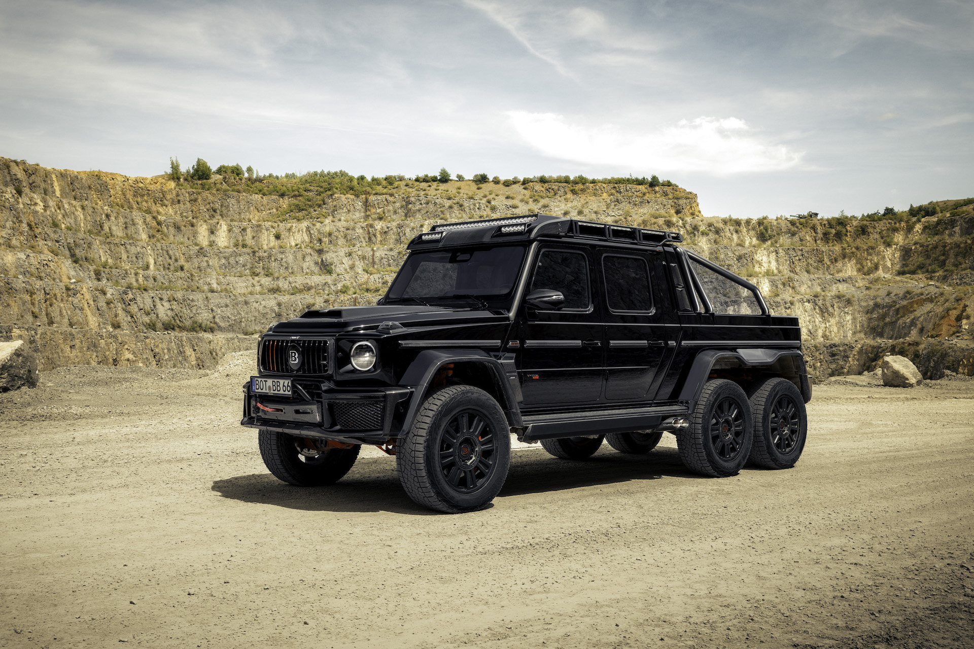 New Brabus XLP 800 6x6 Adventure is a crusher of subtlety