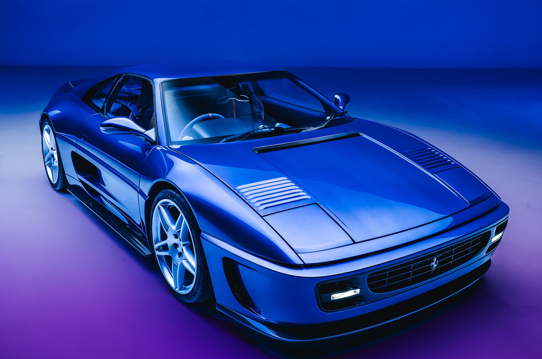 UK firm turns 1994 Ferrari F355 into a modern, analogue treat