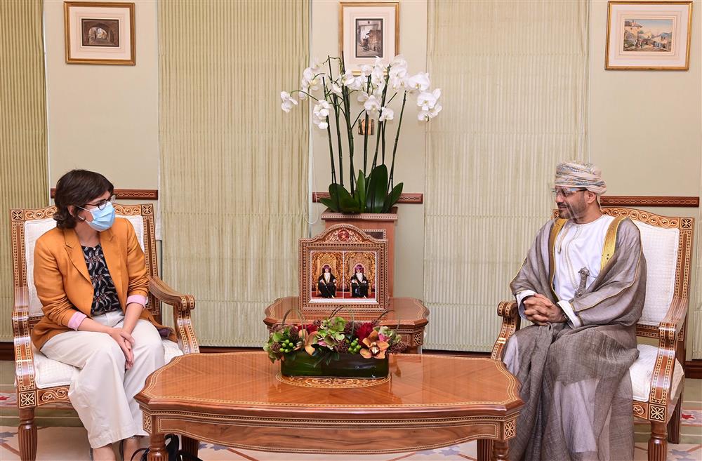 وزير الخارجية يجتمع بوزيرة الطاقة البلجيكية