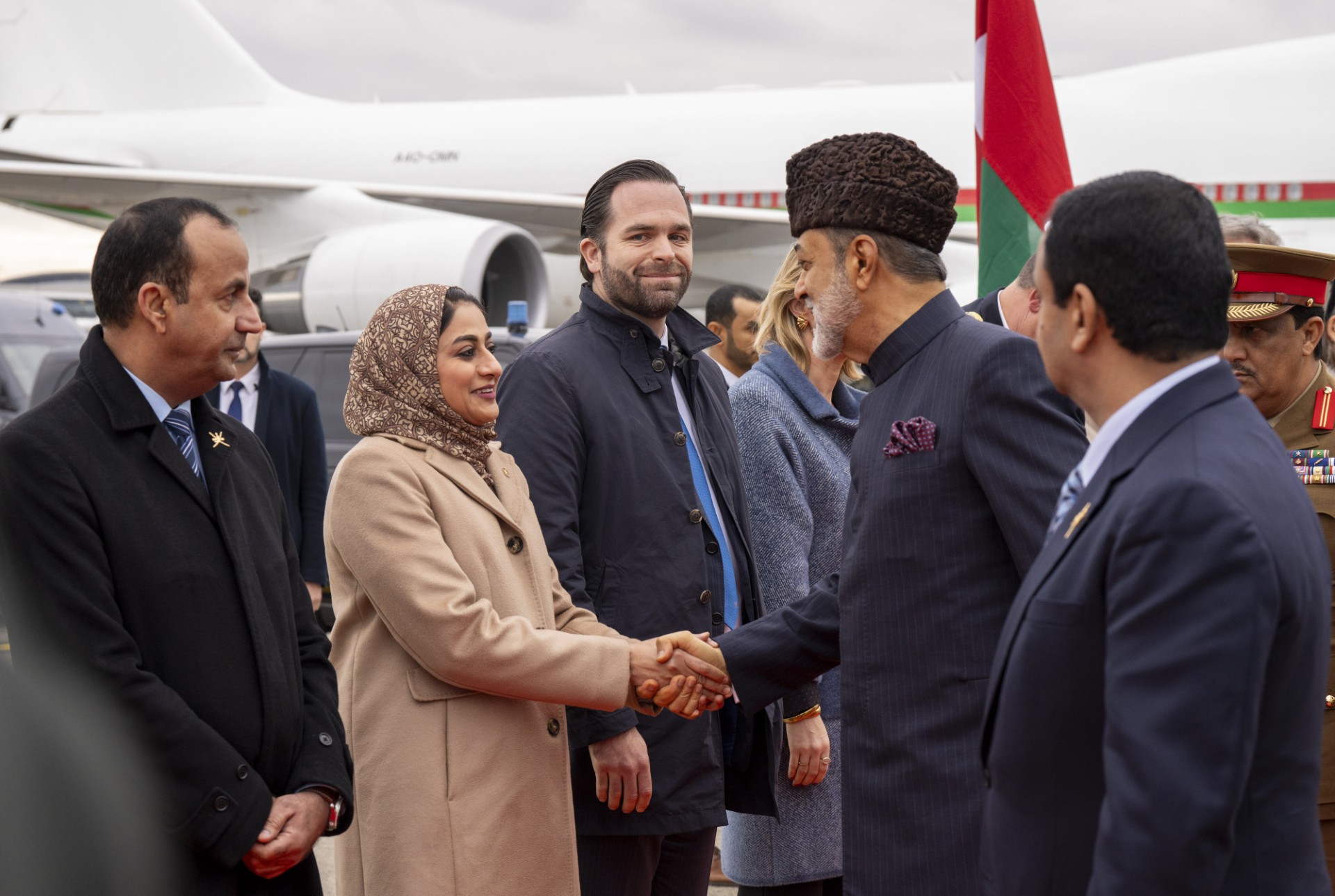بالصور: جلالة السلطان يختتم زيارته لبلجيكا