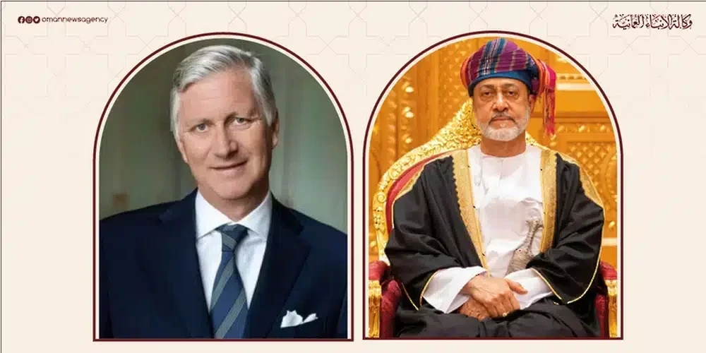 جلالة السلطان يتلقى اتصالًا هاتفيًّا من ملك البلجيكيين