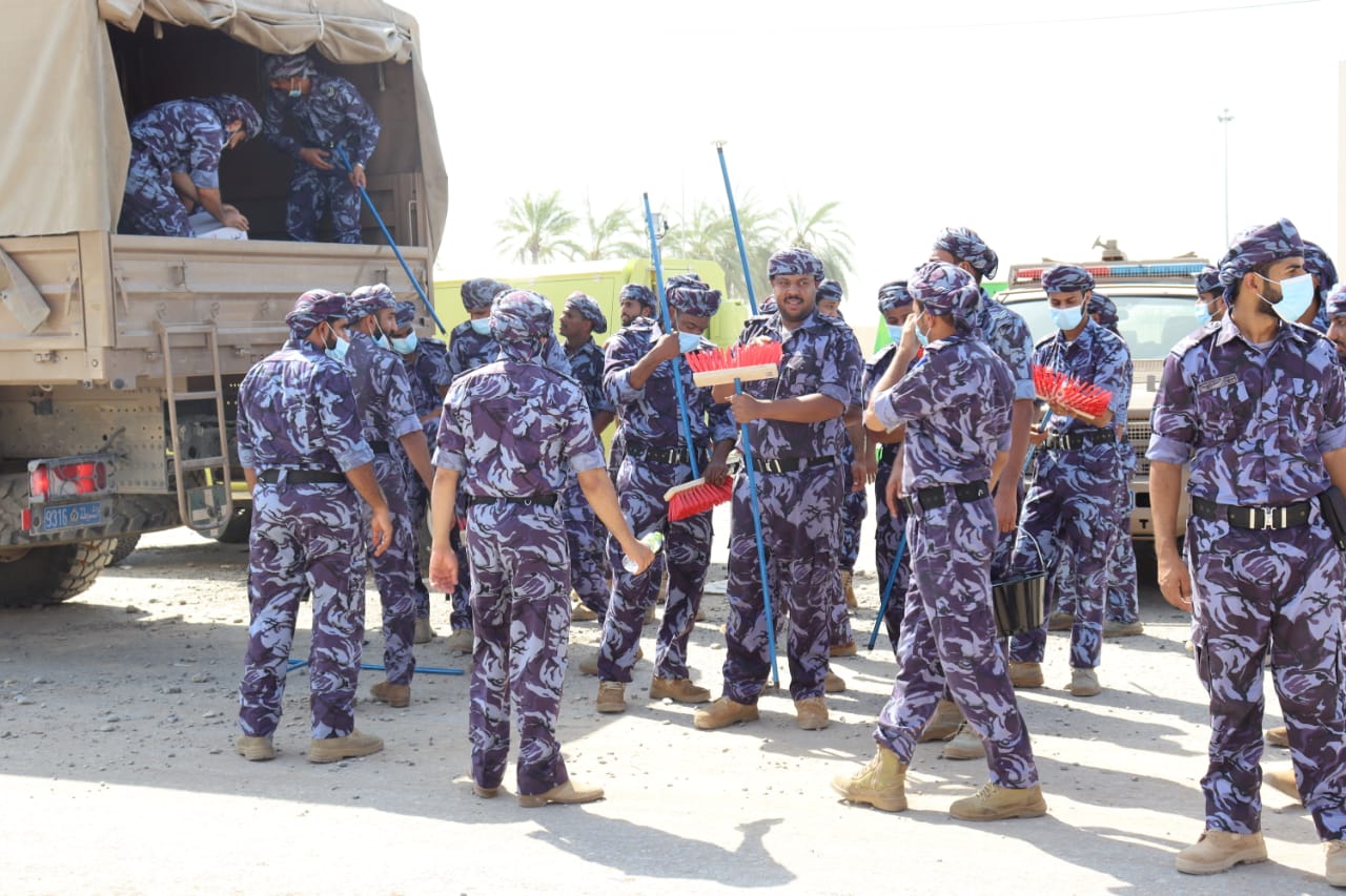 إرسال قوة بشرية من الشرطة للمساعدة في الميدان