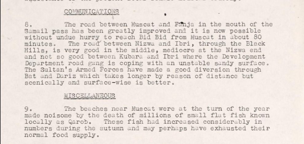 منها الأفغاني مدّعي النبوة وانفجار روي: أحداث وقعت في السلطنة عام 1963
