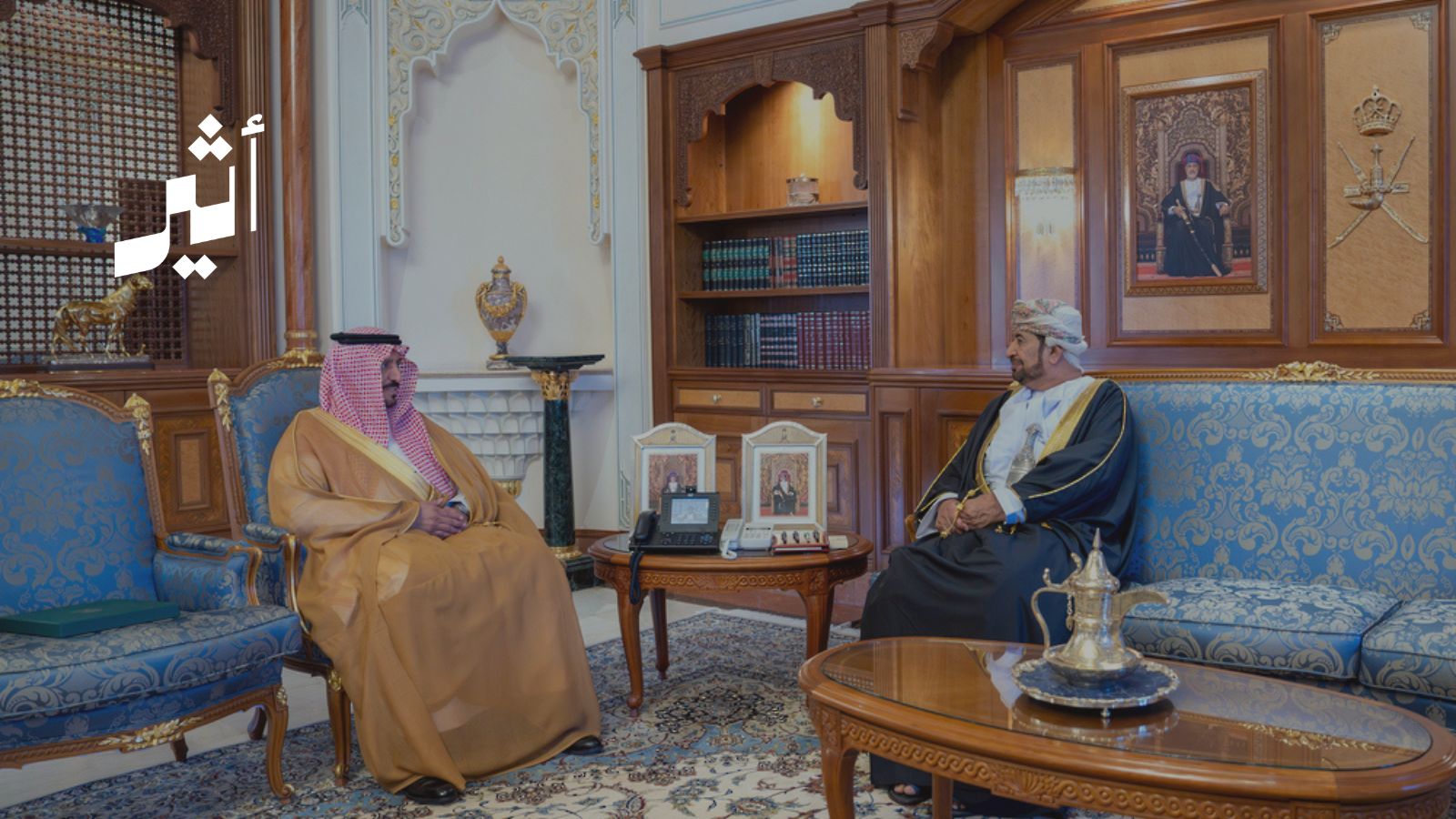 جلالةُ السّلطان المعظّم  يتلقى رسالة من أخيه ملك السعودية