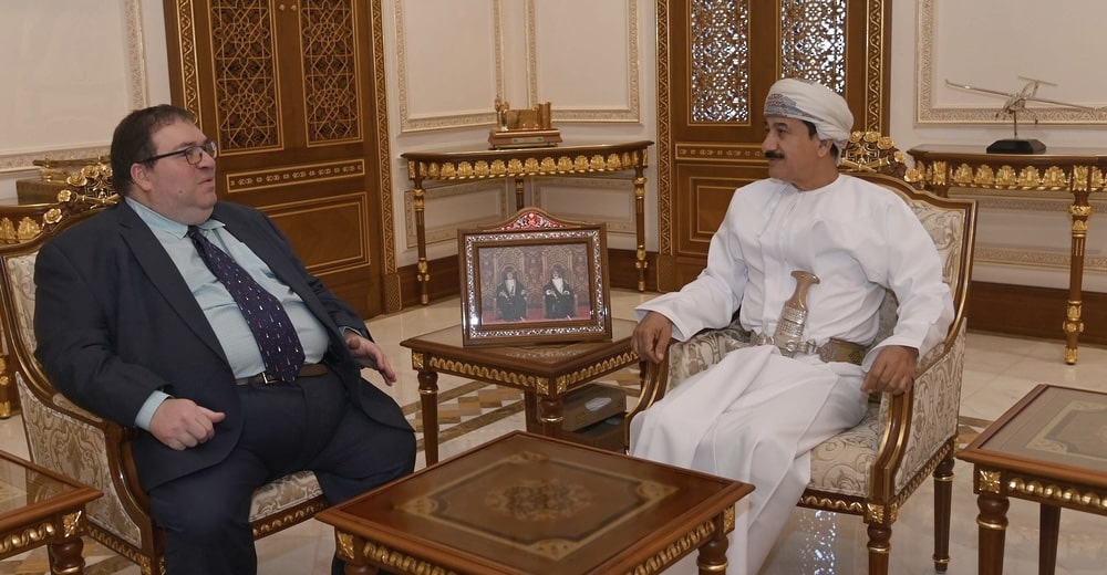 وزير المكتب السلطاني يستقبل سفيري قبرص وروسيا