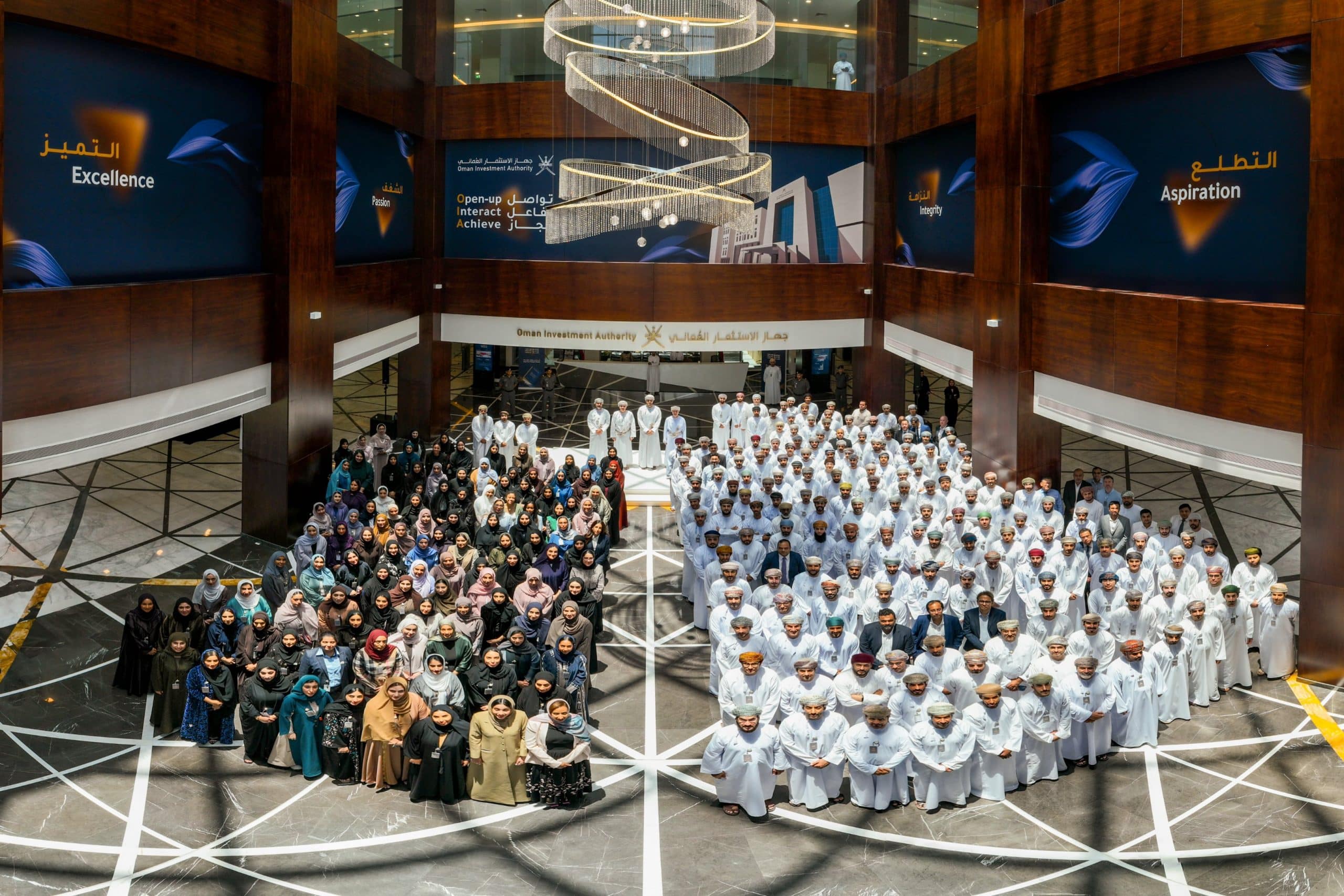 سمو السيد بلعرب يستمع إلى شرح مفصل عن صندوق عُمان المستقبل