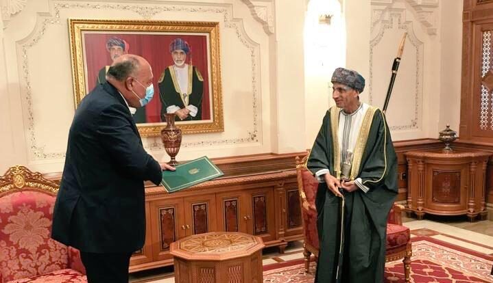  رساله لجلالة السلطان من السيسي
