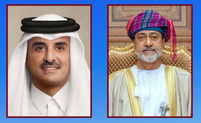 جلالة السلطان يهنئ الشيخ تميم بن حمد