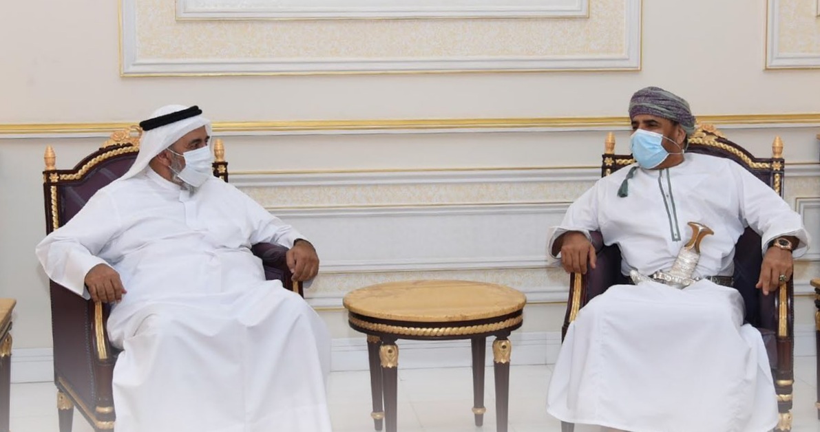 سمو السيد شهاب يستقبل رئيس أركان القوات المسلحة القطري