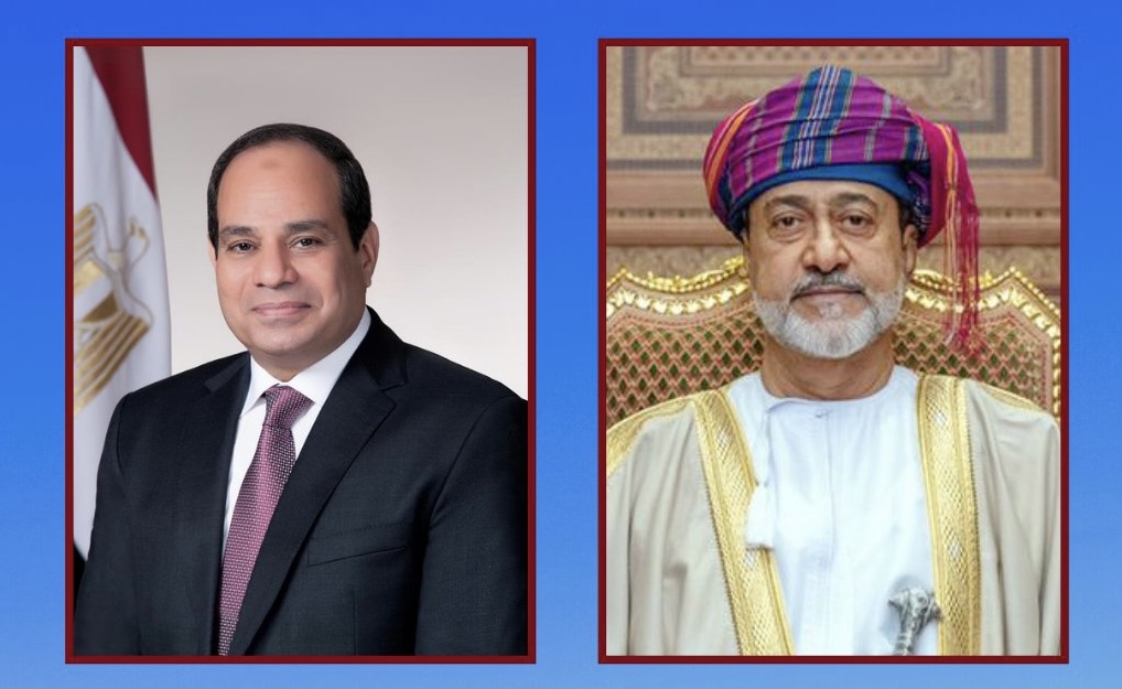 جلالة السلطان يعزي السيسي