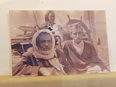 النوخذة مبارك بن علي بن سيف الجابري صاحب السفينة التي عبر فيها الشيخ سعيد بن علي