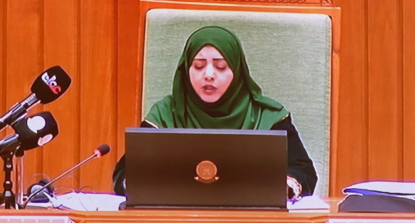 وزيرة التنمية الاجتماعية تلقي بيان وزارتها أمام مجلس الشورى