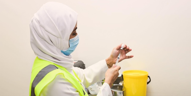 لكِ ولطفلكِ الصغير: فريق صحي سيزور المنازل من أجل التحصينات