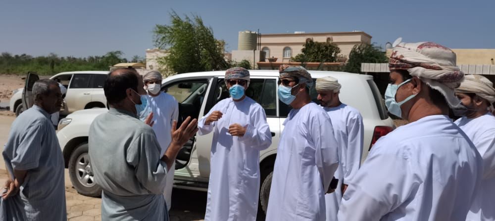 وكيلا الإسكان يزوران المناطق المتأثرة بـ #شاهين