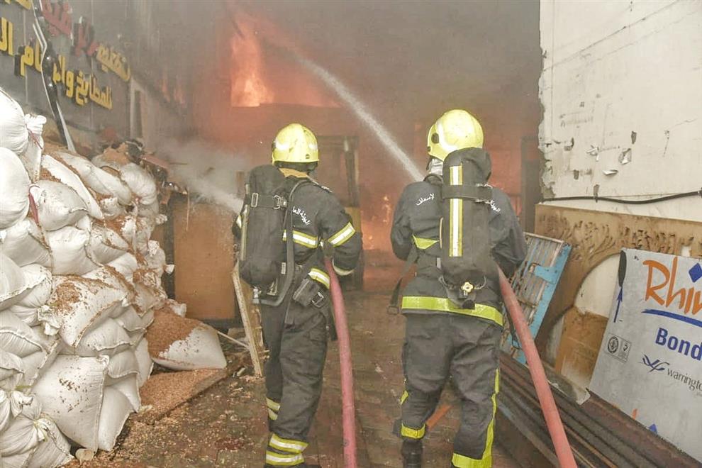 حريق في المعبيلة..و”الدفاع المدني” تدعو إلى التقيّد بالاشتراطات