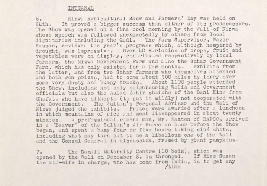 منها الأفغاني مدّعي النبوة وانفجار روي: أحداث وقعت في السلطنة عام 1963