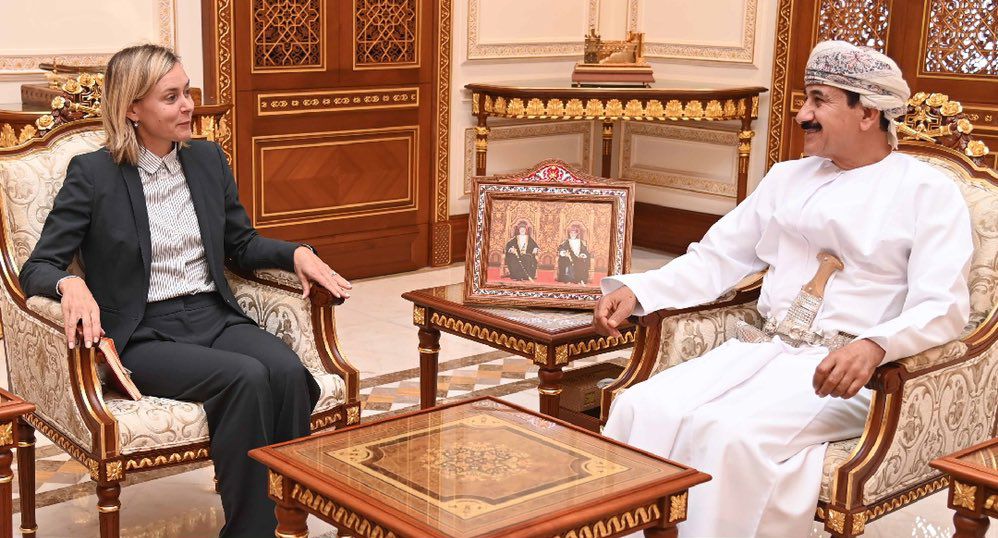 بالصور: سمو السيد شهاب والنعماني يستقبلان 3 سفراء