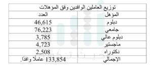 بانخفاض ملحوظ: إحصائية جديدة تكشف عدد العاملين الوافدين في القطاع الحكومي