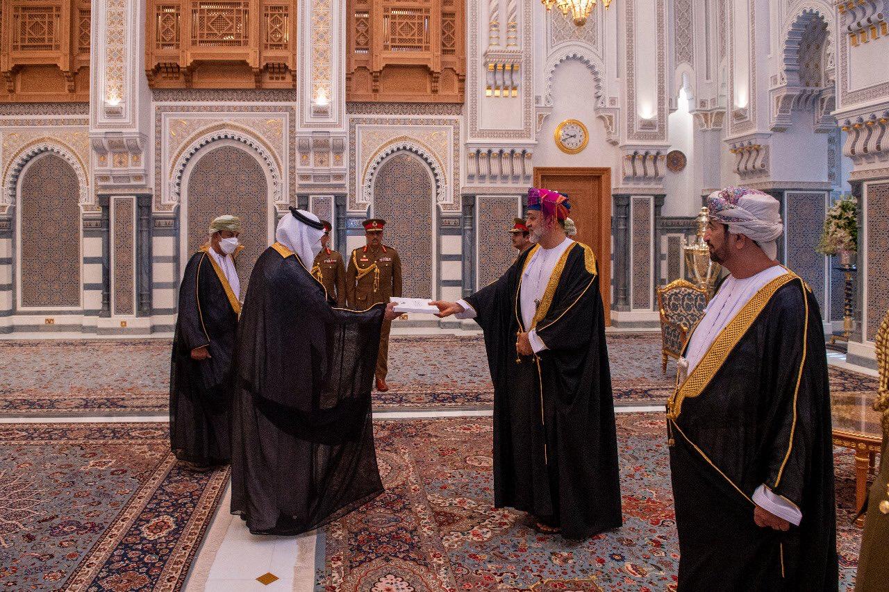 جلالة السلطان يتقبّل أوراق اعتماد السفير السعودي