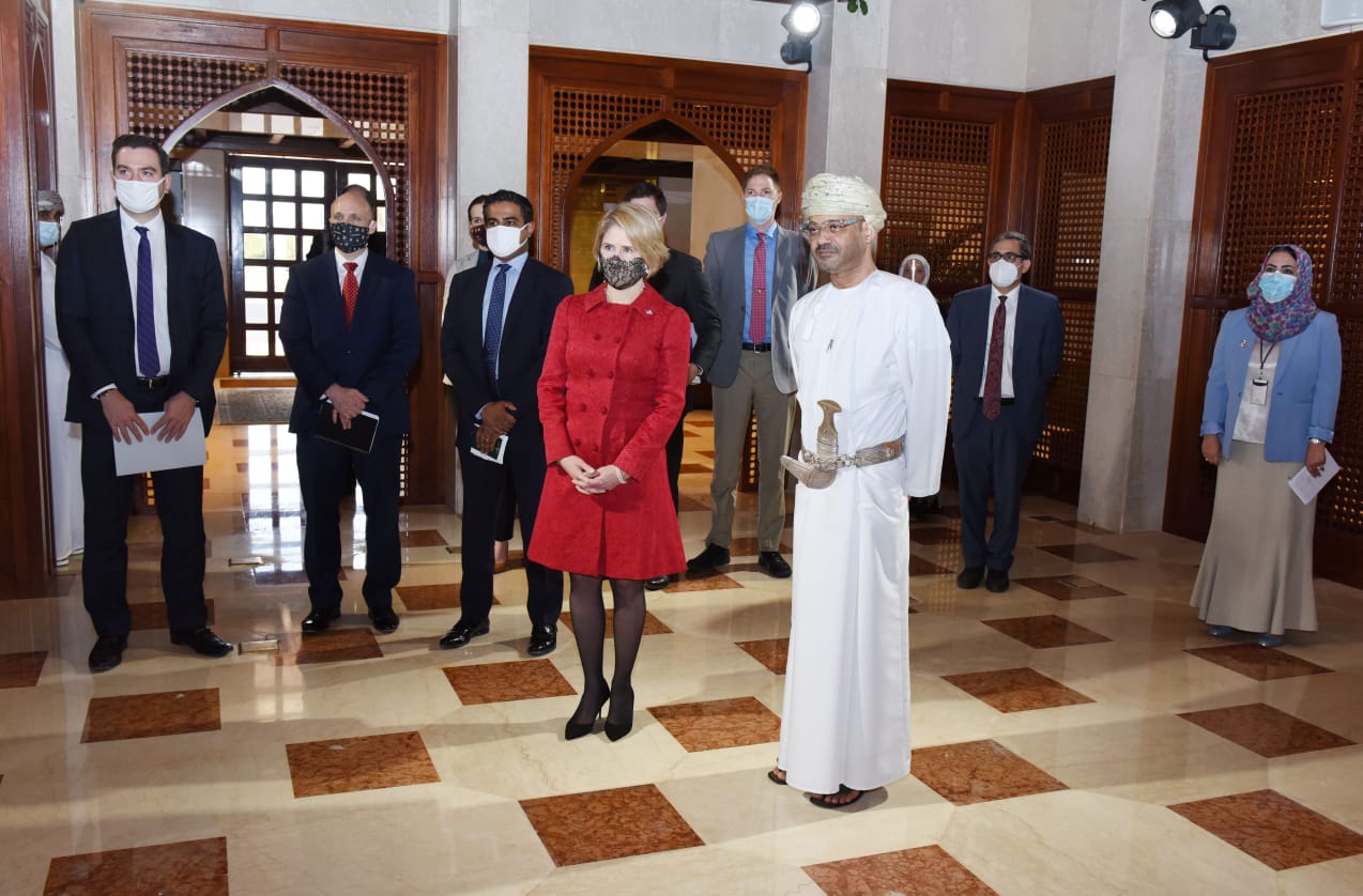 السيد بدر يستقبل مسؤولة أمريكية