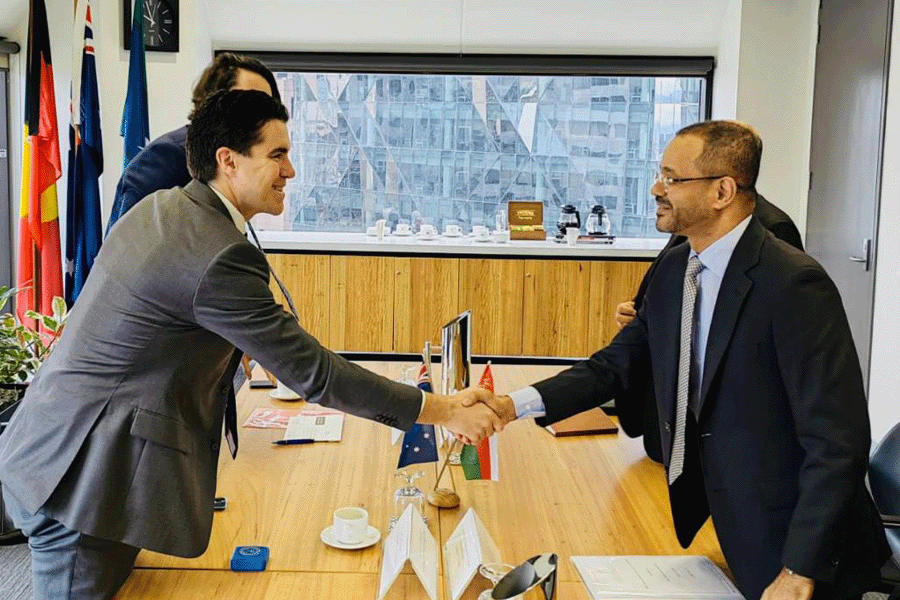 السيد بدر: لقائي بنائب وزيرة الخارجية الأسترالية مُثمر