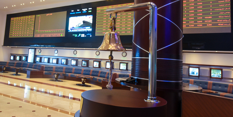 تقرير يوضح القيمة السوقية لبورصة مسقط