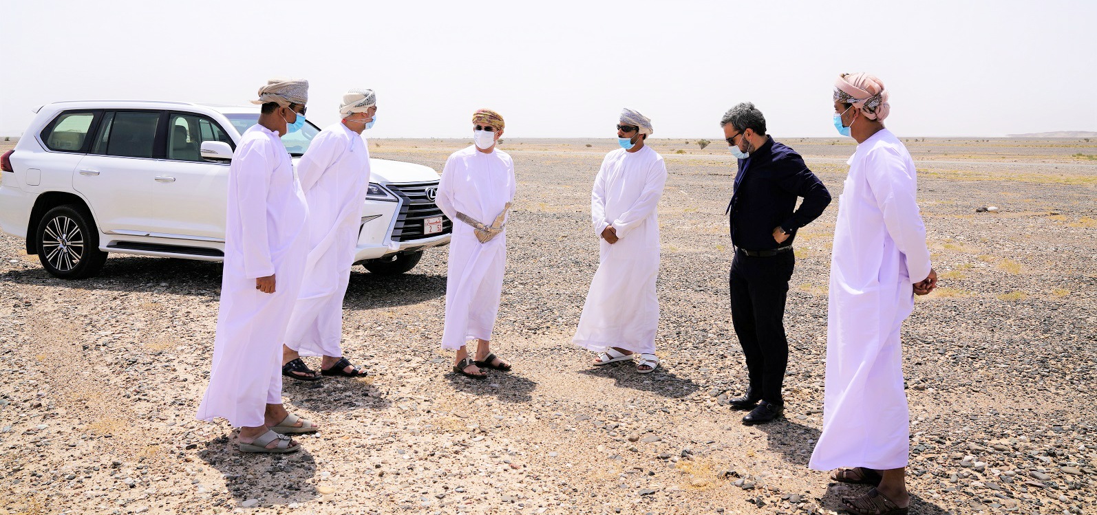بالصور: البدء في إنشاء مدينة صناعية في عبري