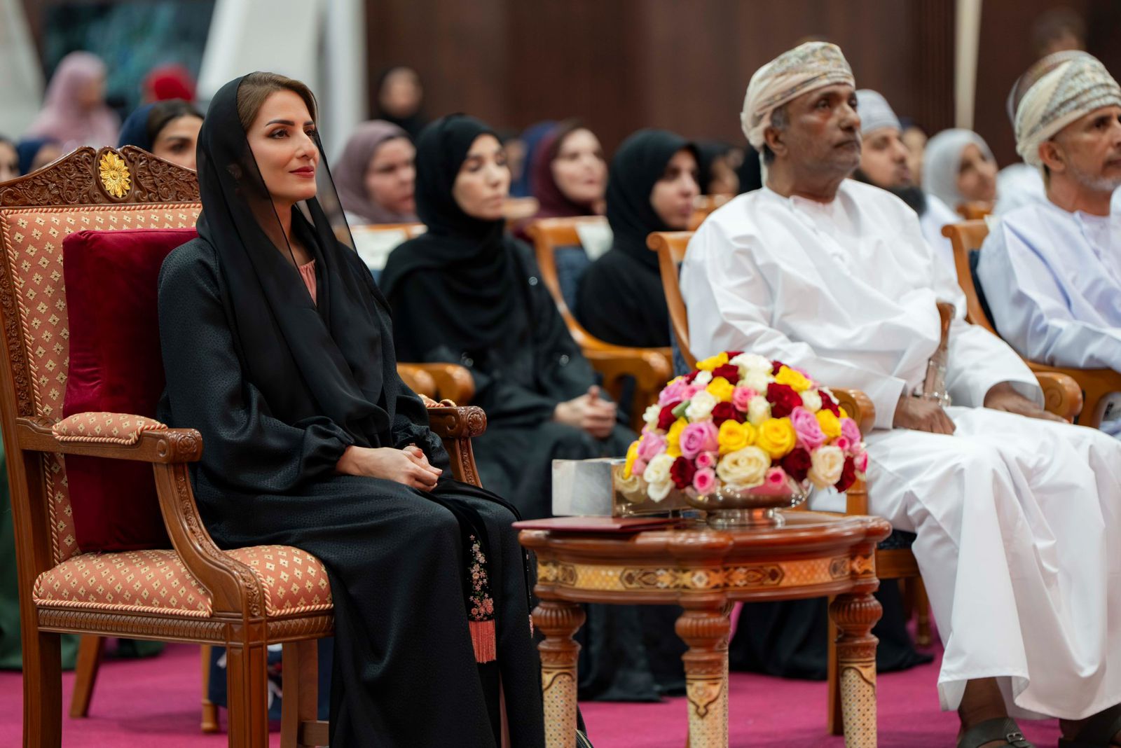 تفاصيل من زيارة السيدة الجليلة لمحافظة الظاهرة