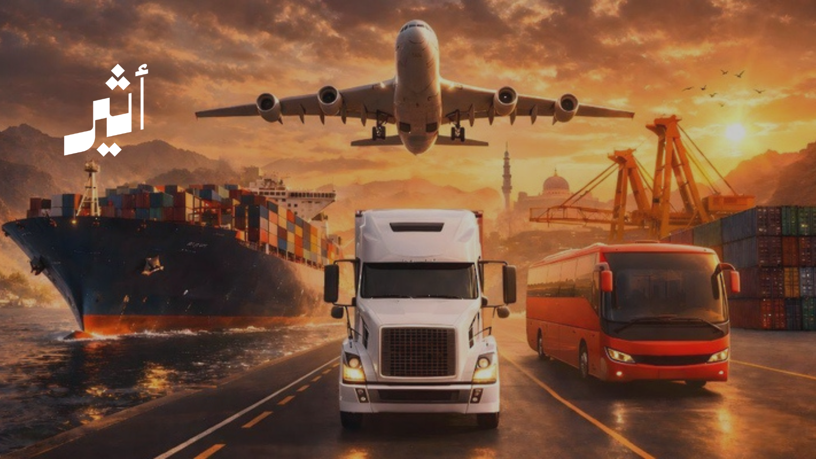 “النقل والاتصالات” و“المناطق الاقتصادية”  تؤكدان استقرار الحركة التجارية رغم التحديات الإقليمية 