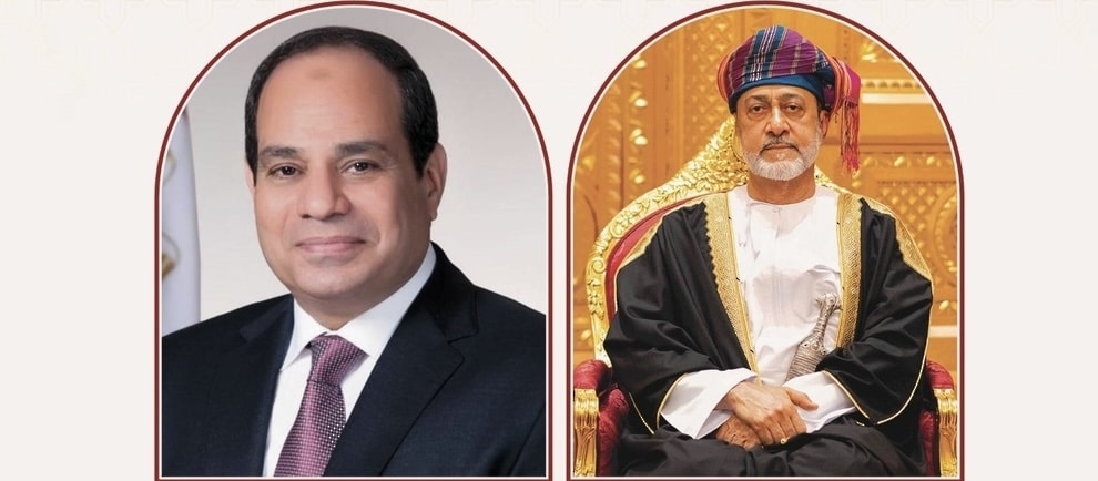 عبر اتصال هاتفي: جلالة السلطان والرئيس المصري يتبادلان تهاني الشهر الفضيل