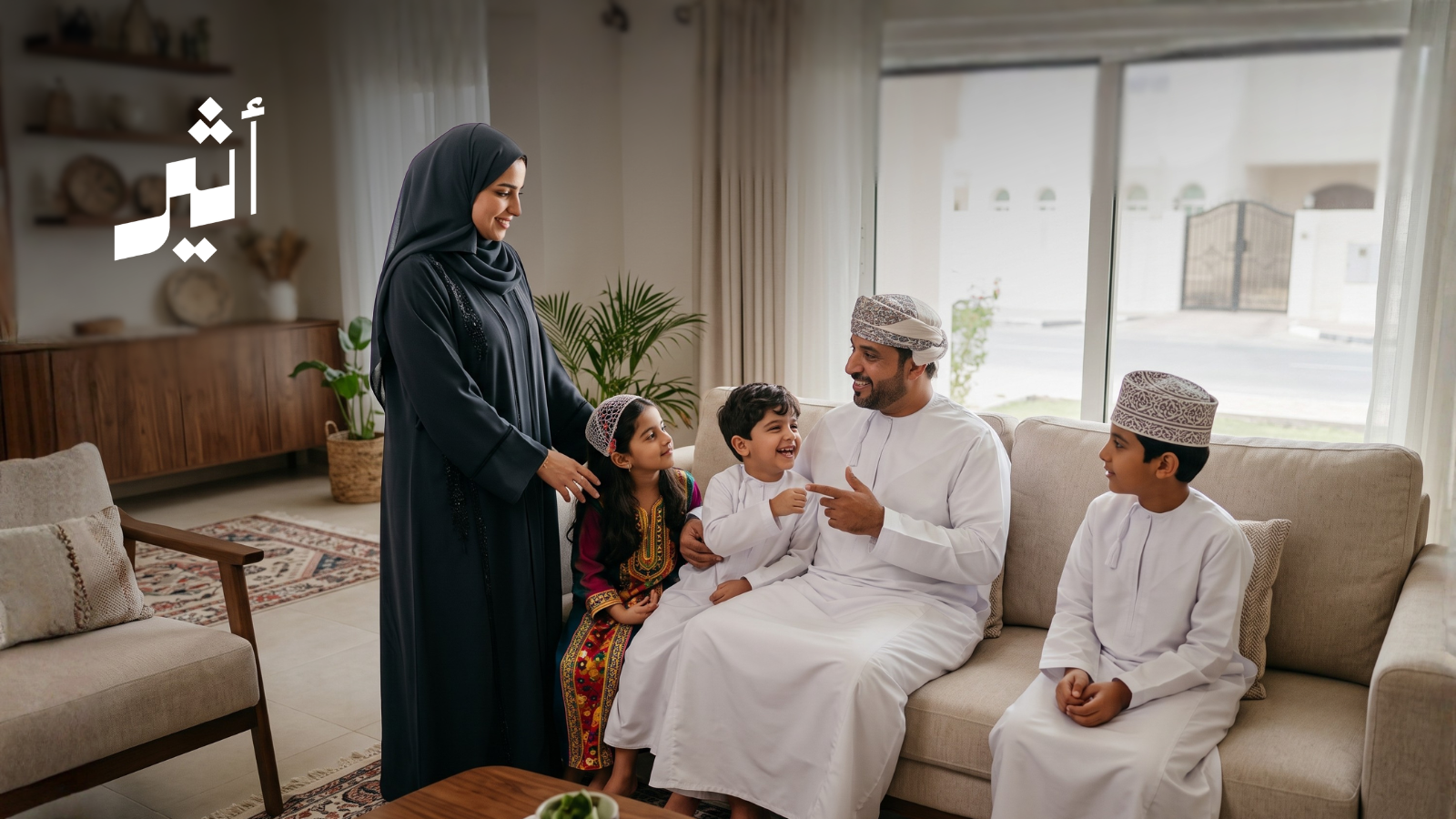 الأم، بوابة الأب إلى قلوب أبنائه
