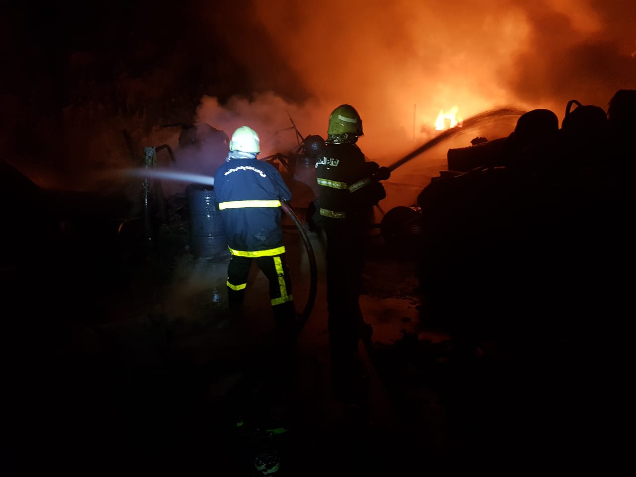 السيطرة على حريق الوادي الكبير ولا إصابات
