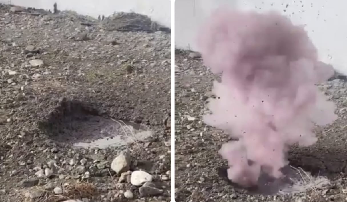 دخان حفرة سمائل سببه التماس