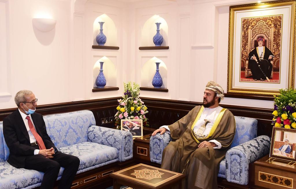سمو السيد أسعد بن طارق يستقبل السفير الموريتاني