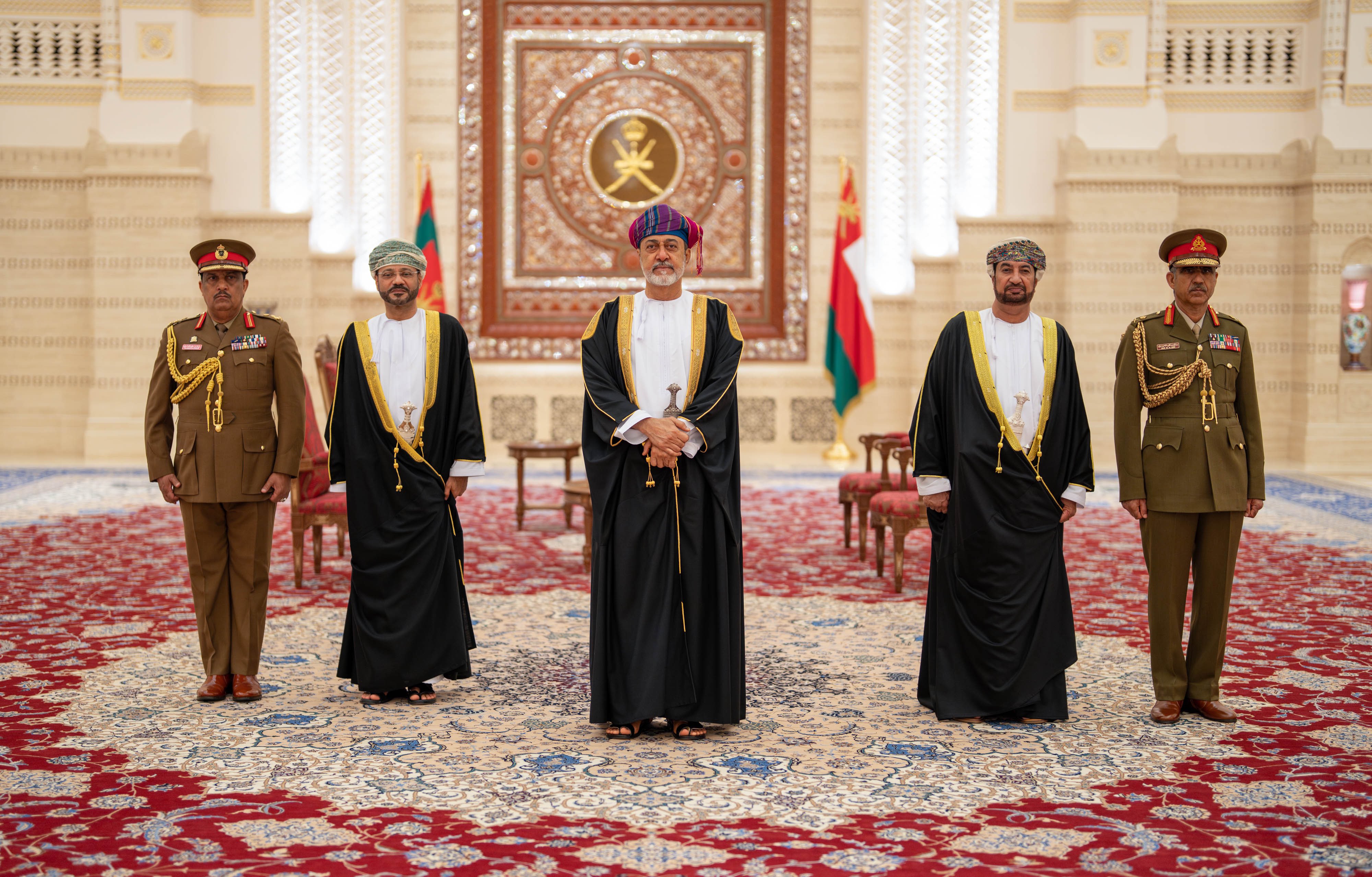 جلالة السلطان المعظم يتقبل أوراق اعتماد 7 سفراء