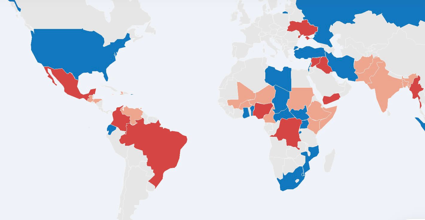 سلطنة عُمان ودول عربية ضمن الأقل معاناة من العنف والصراع