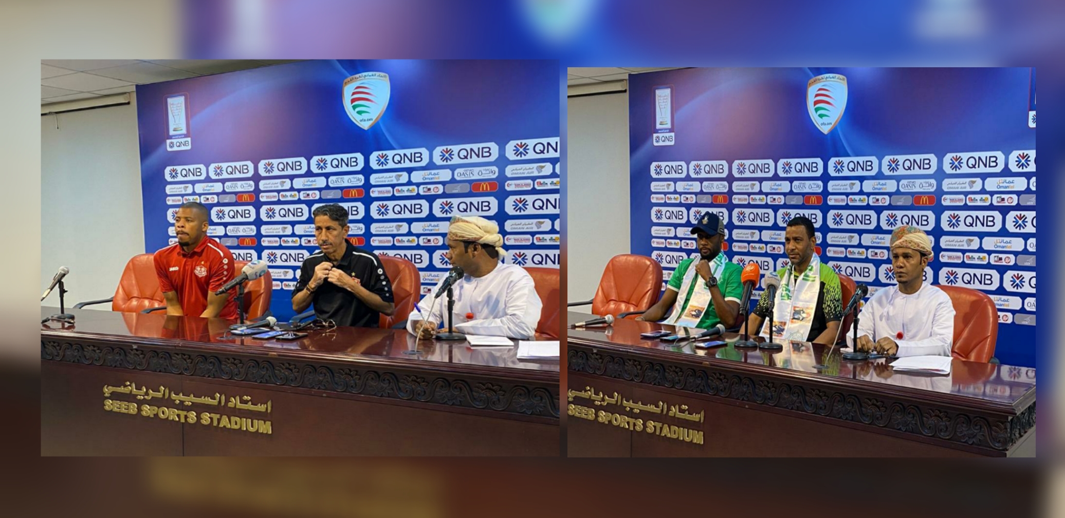 ماذا قال مدرّبا العروبة وظفار قُبيل نهائي الكأس الغالية؟