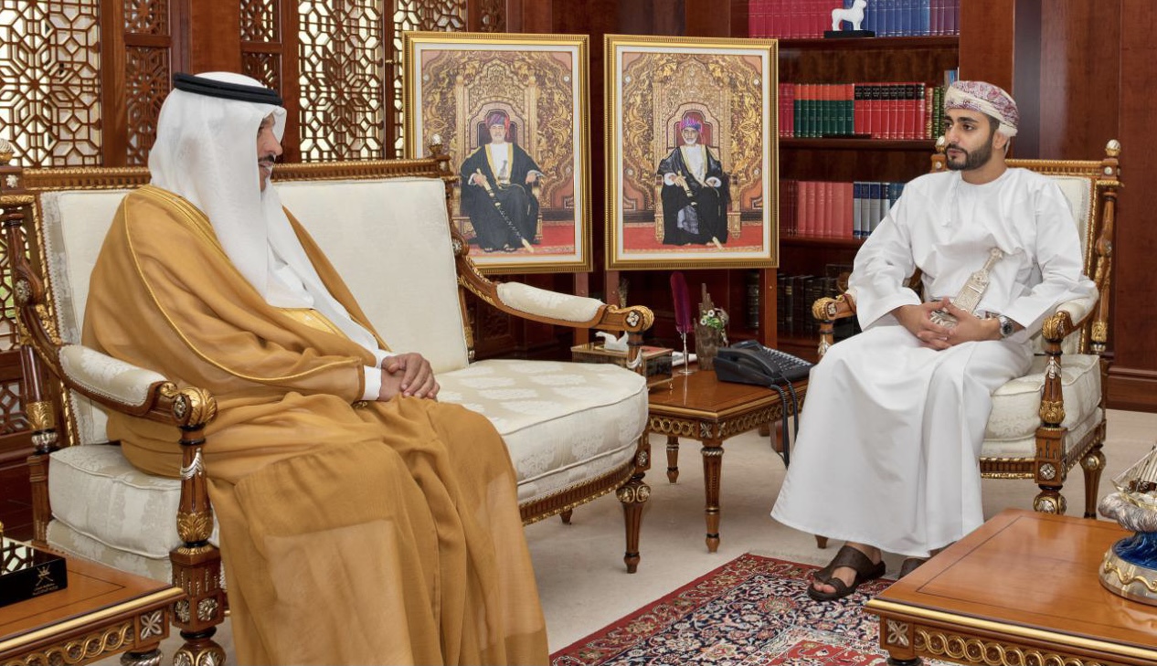 سمو السيد ذي يزن يستقبل السفير السعودي
