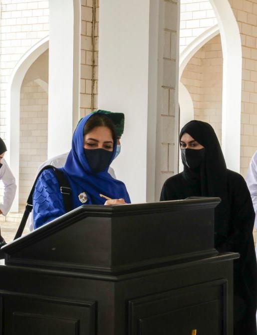 السيدة الجليلة تزور متنزّه البليد الأثري