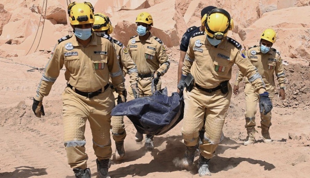 العثور على آخر مفقود في الانهيار الصخري