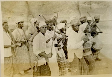 جانب من الفنون الشعبية المقامة بمناسبة عيد الأضحى برخيوت عام 1967