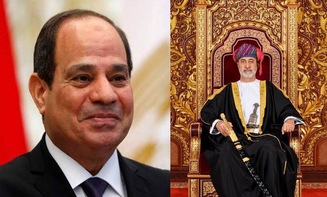جلالة السلطان يعزي الرئيس المصري