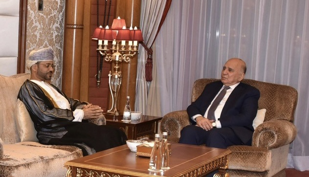 وزير الخارجية يلتقي بنظيريه المصري والعراقي