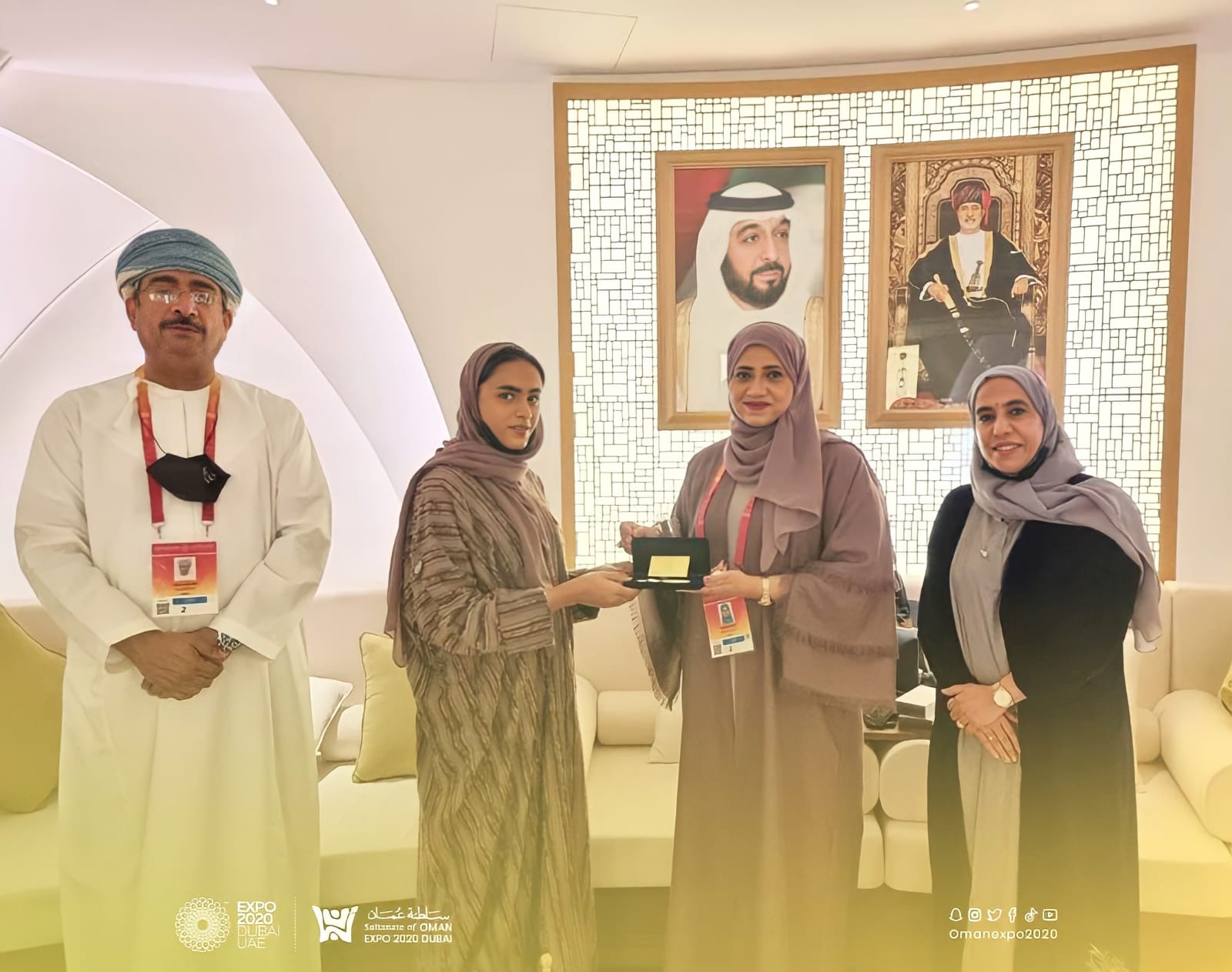 تكريم خليجي لمبتكرة عمانية