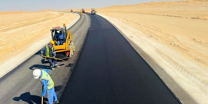 الكشف عن مستجدات مشروع شبكة طرق مقشن