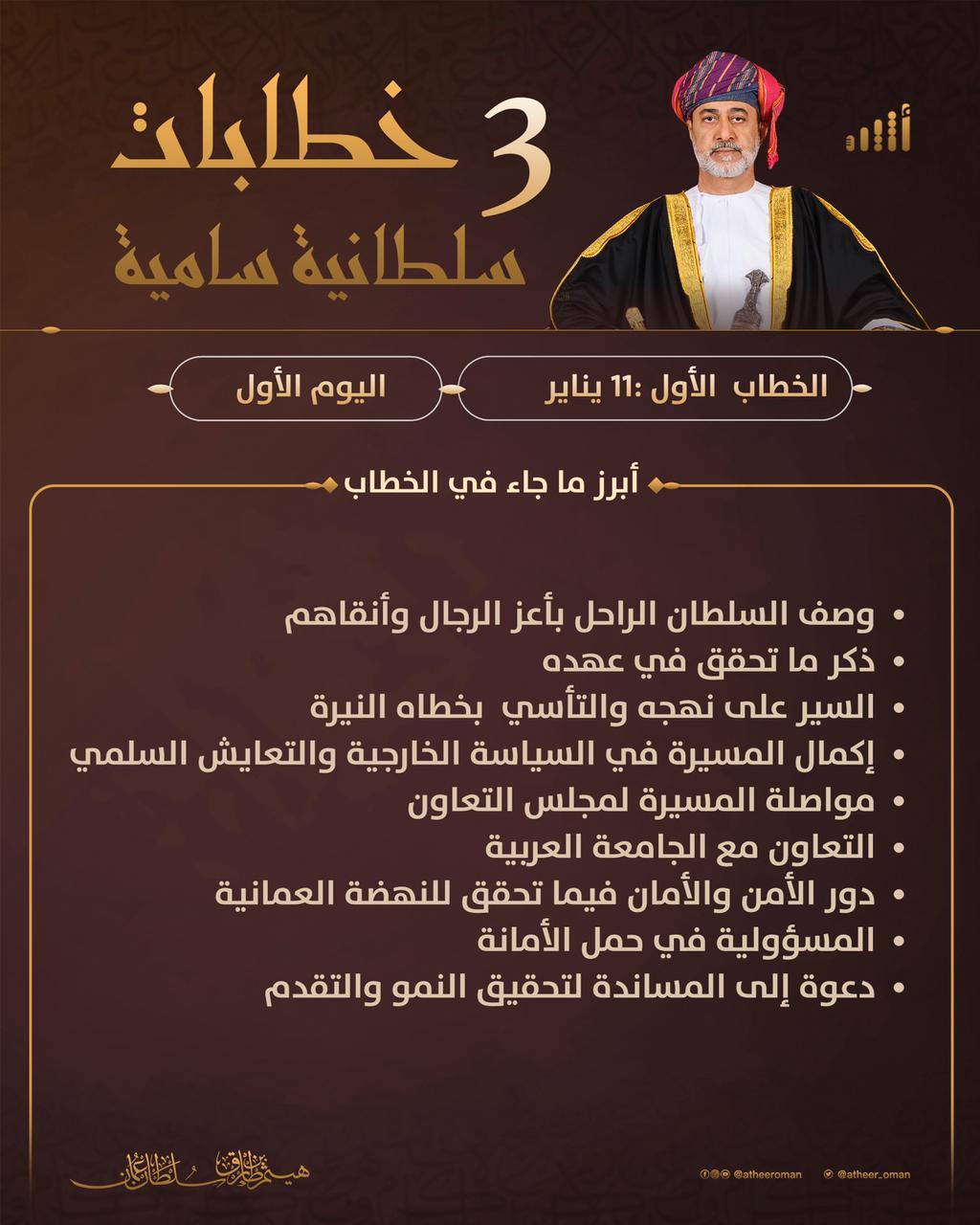 أبرز المضامين في الخطابات السامية الثلاثة